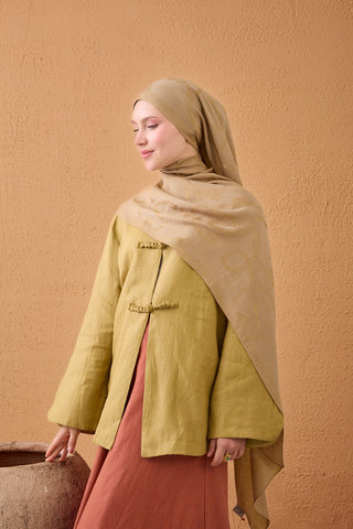 Naia Pamuk Şal Halat Camel