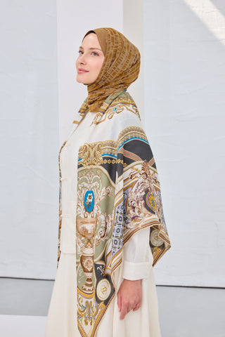 Omuz Şalı Bohemian Su Yeşili