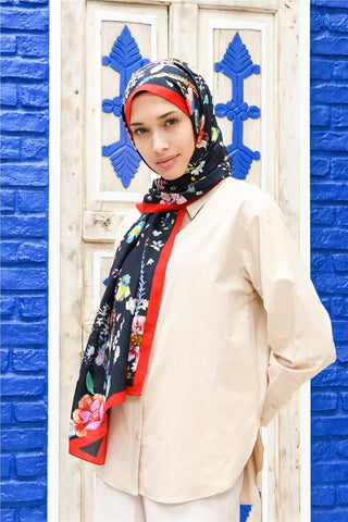 Organik Pamuk İpek Şal 70007-10