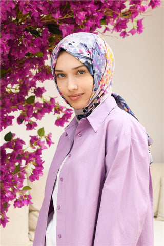 Organik Pamuk İpek Şal 70008-03