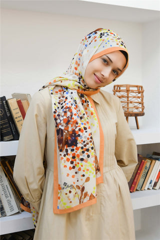 Organik Pamuk İpek Şal 70008-04