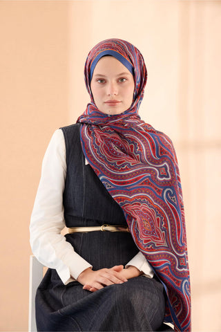 Organik Şal 471001-10 - Organik Şal - | Silk Home
