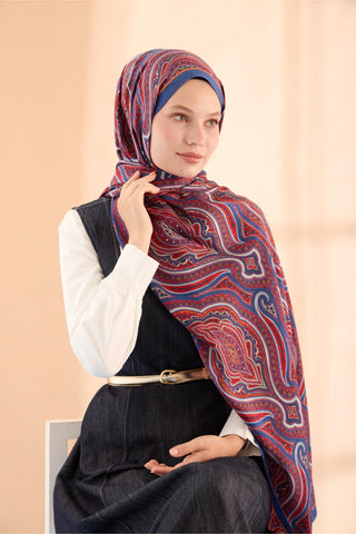 Organik Şal 471001-10 - Organik Şal - | Silk Home