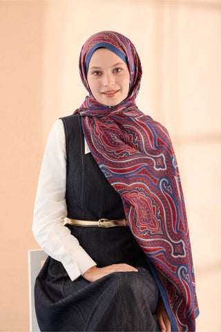 Organik Şal 471001-10 - Organik Şal - | Silk Home