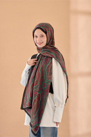 Organik Şal 471001-19 - Organik Şal - | Silk Home