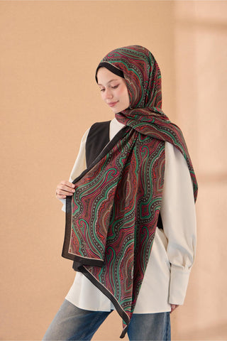 Organik Şal 471001-19 - Organik Şal - | Silk Home