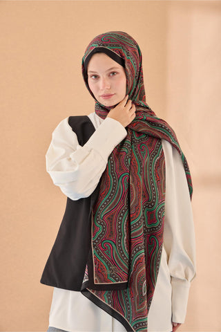 Organik Şal 471001-19 - Organik Şal - | Silk Home