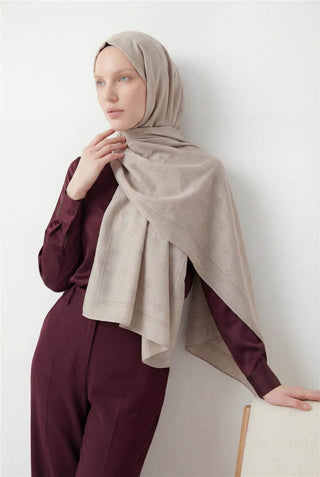 Pamuk Polyester Liva Şal Taş Nefes Alan Dokulu 90X200