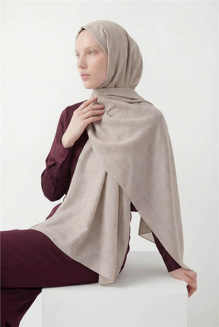 Pamuk Polyester Liva Şal Taş Nefes Alan Dokulu 90X200