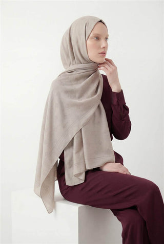 Pamuk Polyester Liva Şal Taş Nefes Alan Dokulu 90X200