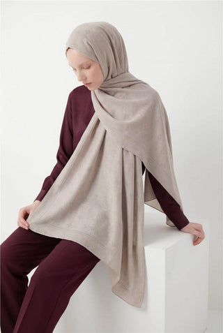 Pamuk Polyester Liva Şal Taş Nefes Alan Dokulu 90X200