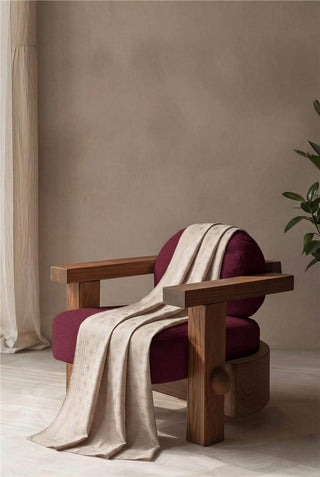 Pamuk Polyester Liva Şal Taş Nefes Alan Dokulu 90X200