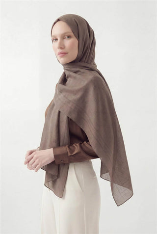 Pamuk Polyester Liva Şal Vizon Nefes Alan Dokulu 90X200