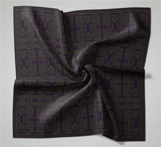 Pamuk Polyester Soft Eşarp Gri Yeşil Geometrik Desenli Kaymaz Dokulu Tok
                Duruşlu 90X90