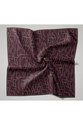 Soft Pamuk Eşarp Kahverengi Pembe Koyu Vizon Geometrik Desenli Hafif Dokulu
                90X90