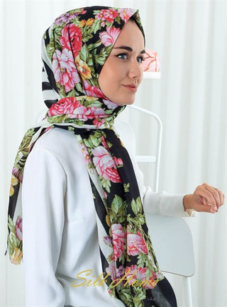 Silk Home Cotton Scarf 60152-07