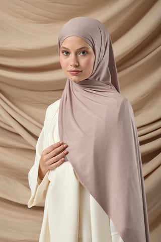 Premium Penye Şal 65002-38 Duman Gülü