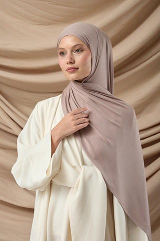 Premium Penye Şal 65002-38 Duman Gülü