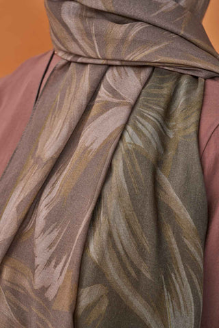Riva Şal Tencel Bloom Antrasit - Riva Şal - | Silk Home