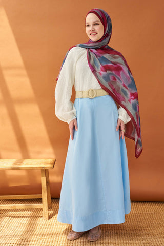 Riva Şal Tencel Cloud Bordo - Riva Şal - | Silk Home
