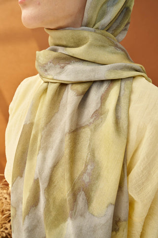 Riva Şal Tencel Cloud Gri - Riva Şal - | Silk Home