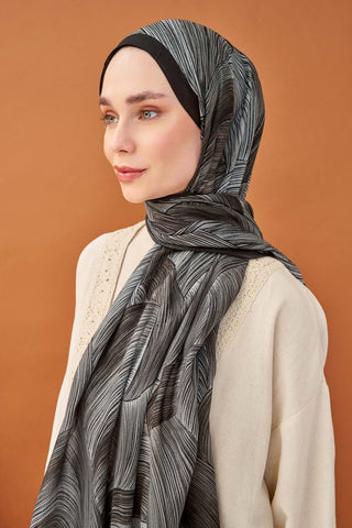 Riva Şal Tencel Flow Acı Kahve - Riva Şal - | Silk Home