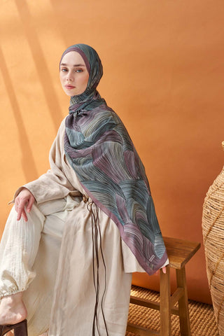Riva Şal Tencel Flow Lavanta - Riva Şal - | Silk Home