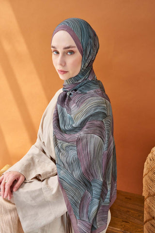 Riva Şal Tencel Flow Lavanta - Riva Şal - | Silk Home