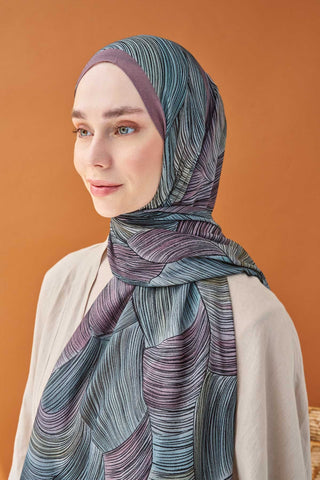 Riva Şal Tencel Flow Lavanta - Riva Şal - | Silk Home