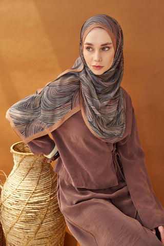 Riva Şal Tencel Flow Somon - Riva Şal - | Silk Home