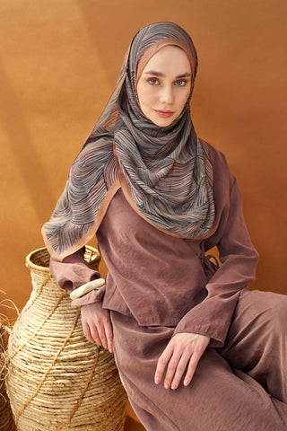 Riva Şal Tencel Flow Somon - Riva Şal - | Silk Home