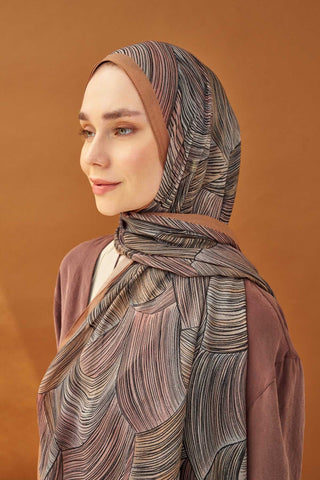 Riva Şal Tencel Flow Somon - Riva Şal - | Silk Home