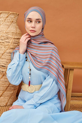 Riva Шаль Tencel Line Индиго