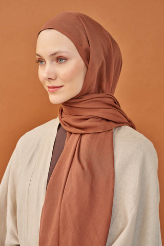 Riva Şal Tencel Pas Rengi - Riva Şal - | Silk Home
