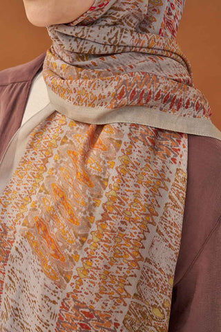 Riva Şal Tencel Terra Vizon - Riva Şal - | Silk Home