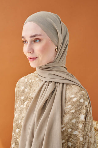 Riva Şal Tencel Vizon - Riva Şal - | Silk Home