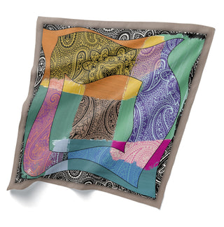Şal Desenli Bandana 20127-01 - | Silk Home