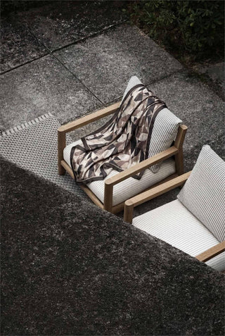 Shiny Textured Scarf, Dark Gray, Geometric Pattern, Water-Resistant, Glossy, 90x90 cm