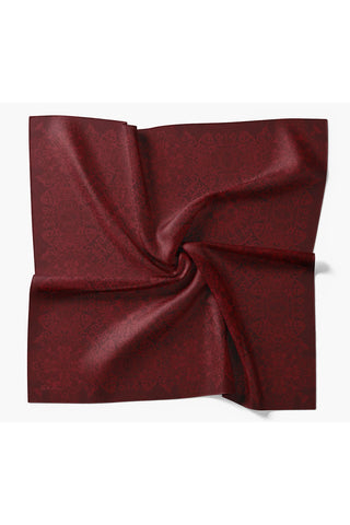 Shiny Eşarp Etnik Desen Bordo - Shinny Eşarp - | Silk Home