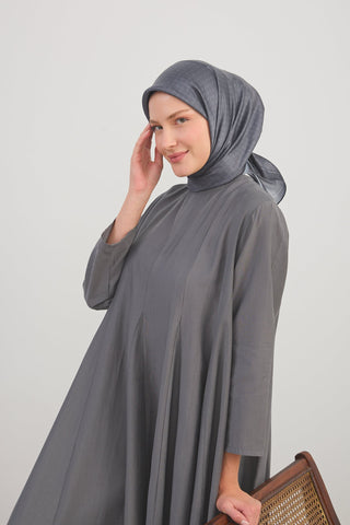 Shiny Eşarp Monogram Füme - Shinny Eşarp - | Silk Home
