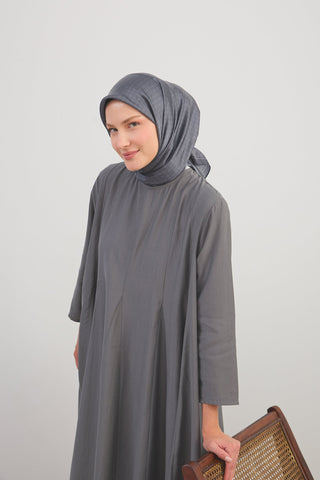 Shiny Eşarp Monogram Füme - Shinny Eşarp - | Silk Home