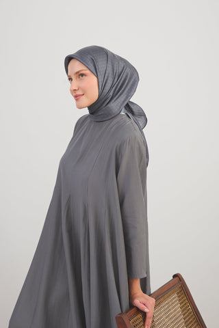 Shiny Eşarp Monogram Füme - Shinny Eşarp - | Silk Home