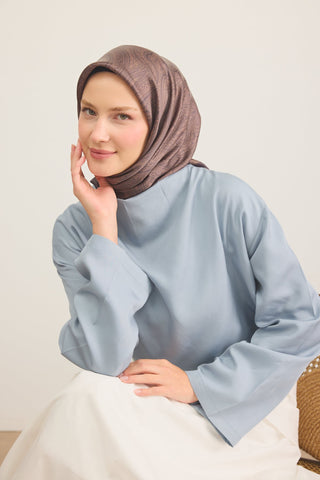 Shiny Eşarp Ottoman Paisley Çikolata Kahve