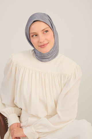 Shiny Eşarp Ottoman Paisley Gri
