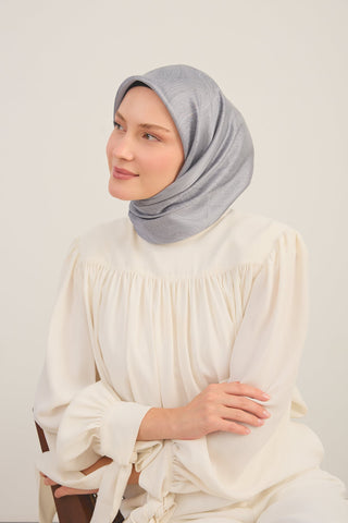 Shiny Eşarp Ottoman Paisley Gümüş