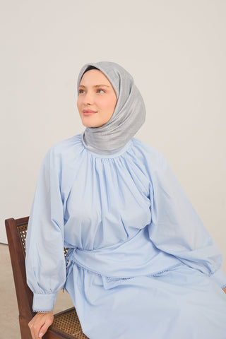 Shiny Eşarp Ottoman Paisley Gümüş