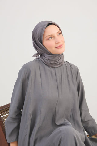 Shiny Eşarp Ottoman Paisley Koyu Vizon