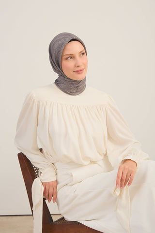 Shiny Eşarp Ottoman Paisley Koyu Vizon