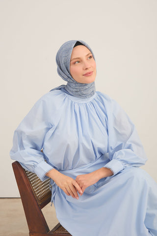 Shiny Eşarp Ottoman Paisley Mavi