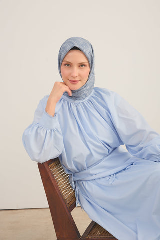 Shiny Eşarp Ottoman Paisley Mavi